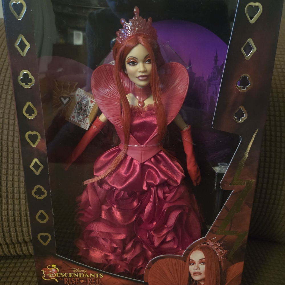 Disney Descendants Pink and Red Costume Doll